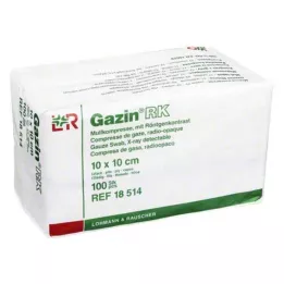 GAZIN Gáza komp. 10x10 cm nesterilná 12x RK, 100 ks