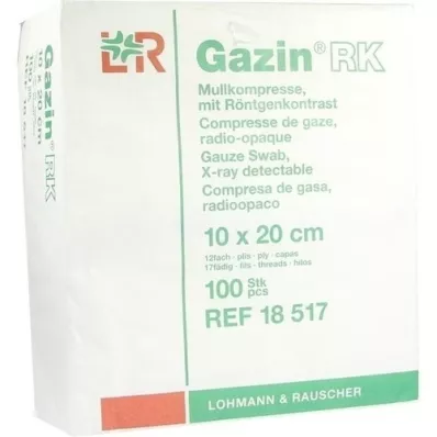 GAZIN Gáza 10x20 cm nesterilná 12x RK, 100 ks