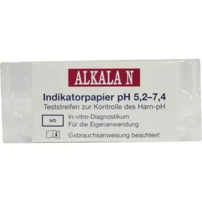 ALKALA N pH indikátorový papier, 1 ks
