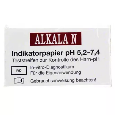 ALKALA N pH indikátorový papier, 1 ks
