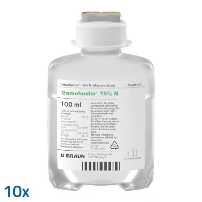 Osmofundin 15% N Ecoflac Pl. infúzny roztok, 10 x 100 ml