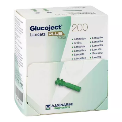 GLUCOJECT Lancety PLUS 33 G, 200 ks GLUCOJECT Lancety PLUS 33 G, 200 ks
