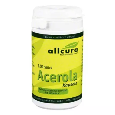 ACEROLA KAPSELN prírodný vitamín C, 120 ks