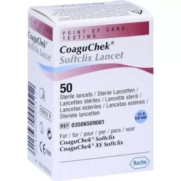 COAGUCHEK Lanceta Softclix, 50 ks