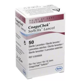 COAGUCHEK Lanceta Softclix, 50 ks