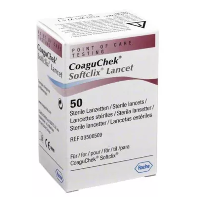 COAGUCHEK Lanceta Softclix, 50 ks