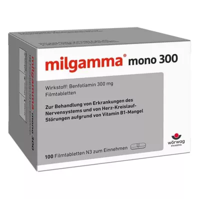 MILGAMMA mono 300 filmom obalené tablety, 100 ks MILGAMMA mono 300 filmom obalené tablety, 100 ks