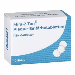 MIRA 2 tablety na farbenie hlinených nánosov, 10 ks