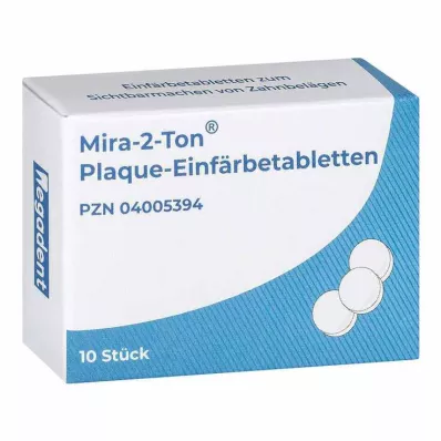 MIRA 2 tablety na farbenie hlinených nánosov, 10 ks