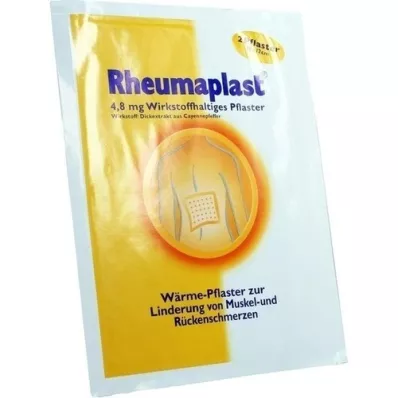 RHEUMAPLAST 4,8 mg náplasť obsahujúca účinnú látku, 2 ks