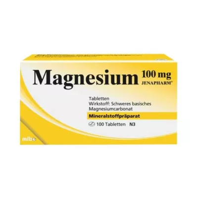 MAGNESIUM 100 mg tablety Jenapharm, 100 ks MAGNESIUM 100 mg tablety Jenapharm, 100 ks
