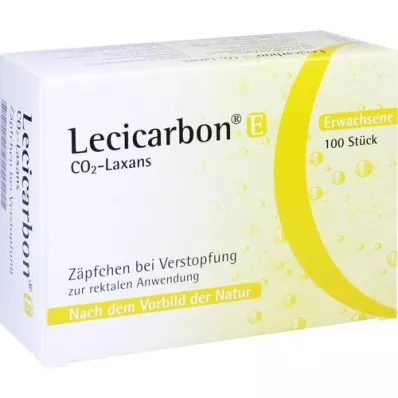 LECICARBON E CO2 Laxans čapíky pre dospelých, 100 ks