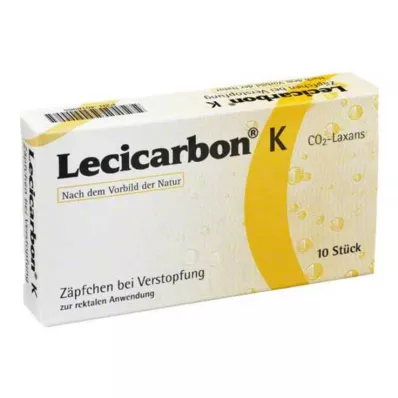 LECICARBON K CO2 Laxans detské čapíky, 10 ks