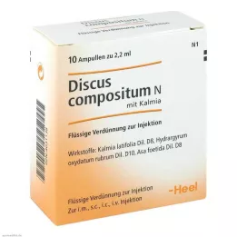 DISCUS kompozitum N s ampulkami Kalmia, 10 ks