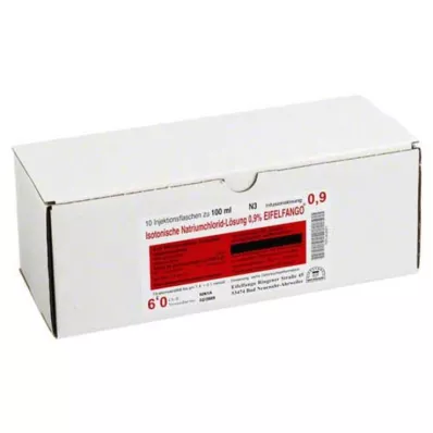 ISOTONISCHE 0,9% roztok NaCl Eifelfango, 10X100 ml