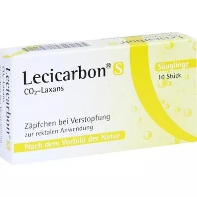 LECICARBON S CO2 Laxans čapíky, 10 ks