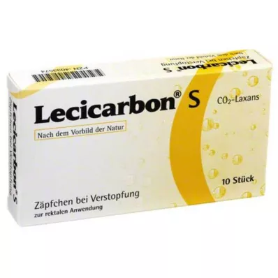 LECICARBON S CO2 Laxans čapíky, 10 ks