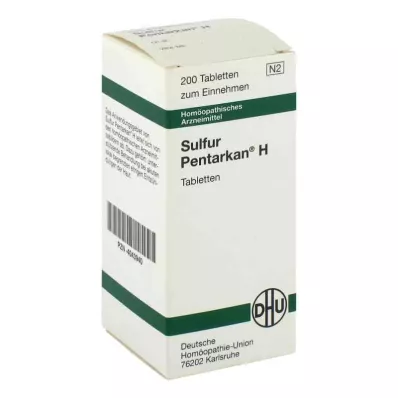 SULFUR PENTARKAN H tablety, 200 ks
