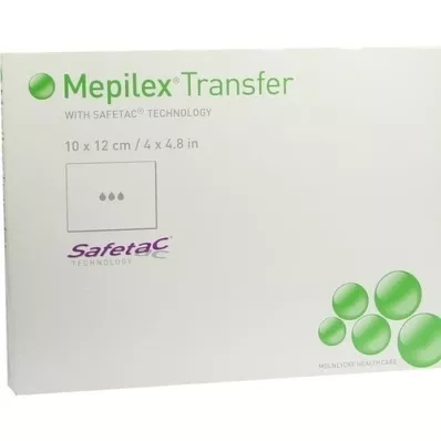 MEPILEX Transferový penový obväz 10x12 cm sterilný, 5 ks