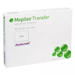 MEPILEX Transferový penový obväz 10x12 cm sterilný, 5 ks
