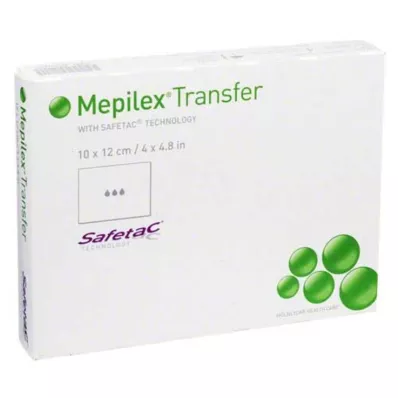 MEPILEX Transferový penový obväz 10x12 cm sterilný, 5 ks