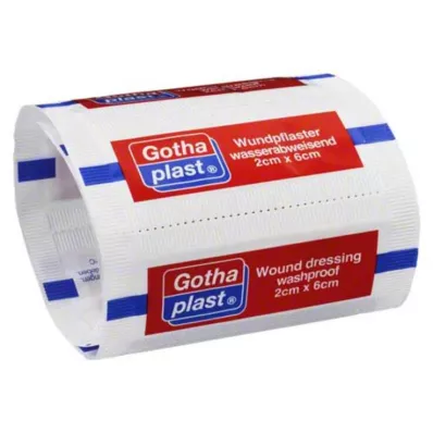 GOTHAPLAST Vodovzdorná náplasť na rany 2x6 cm, 1 ks GOTHAPLAST Vodovzdorná náplasť na rany 2x6 cm, 1 ks