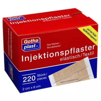 GOTHAPLAST Injekčné zátky 2x6 cm, 220 ks GOTHAPLAST Injekčné zátky 2x6 cm, 220 ks