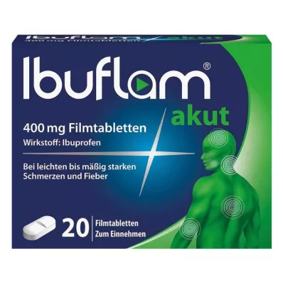 IBUFLAM akútne 400 mg filmom obalené tablety, 20 ks IBUFLAM akútne 400 mg filmom obalené tablety, 20 ks