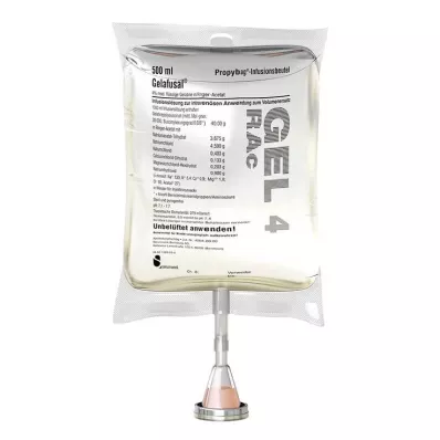 GELAFUSAL PP-Btl. infúzny roztok, 10X500 ml GELAFUSAL PP-Btl. infúzny roztok, 10X500 ml