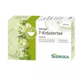 SIDROGA Filtračné vrecko na bylinný čaj Wellness 7, 20X2,0 g