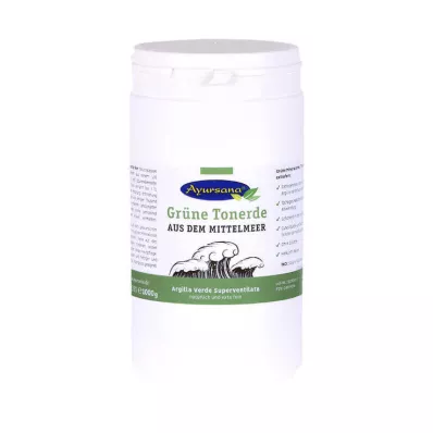 GRÜNE TONERDE Ayursana extra jemný prášok, 1 kg