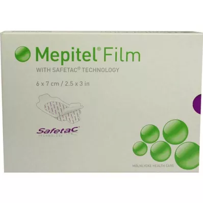 MEPITEL Filmový obväz 6x7 cm, 10 ks