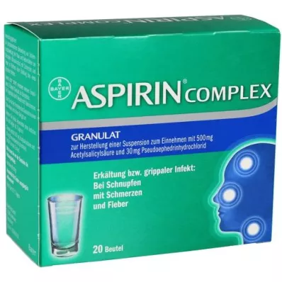 ASPIRIN COMPLEX Btl.w.Gran.z.Herst.e.Susp.z.Einn., 20 ks