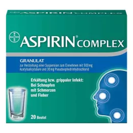 ASPIRIN COMPLEX Btl.w.Gran.z.Herst.e.Susp.z.Einn., 20 ks