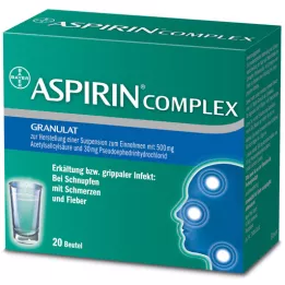 ASPIRIN COMPLEX Btl.w.Gran.z.Herst.e.Susp.z.Einn., 20 ks