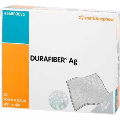 DURAFIBER Ag obväz 10x10 cm, 10 ks DURAFIBER Ag obväz 10x10 cm, 10 ks