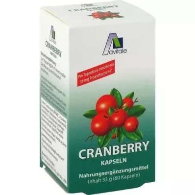 CRANBERRY KAPSELN 400 mg, 60 ks