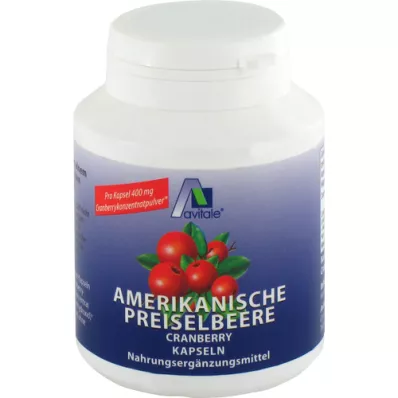 PREISELBEERE Americké 400 mg kapsuly, 100 ks