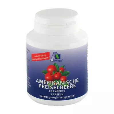 PREISELBEERE Americké 400 mg kapsuly, 100 ks PREISELBEERE Americké 400 mg kapsuly, 100 ks