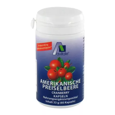 PREISELBEERE Americké 400 mg kapsuly, 60 ks