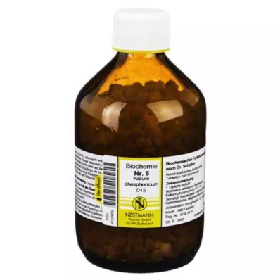 BIOCHEMIE 5 Potassium phosphoricum D 12 tabliet, 1000 kapsúl BIOCHEMIE 5 Potassium phosphoricum D 12 tabliet, 1000 kapsúl