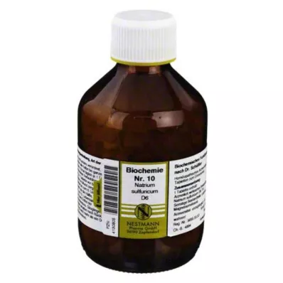 BIOCHEMIE 10 tabliet Natrium sulfuricum D 6, 1000 ks