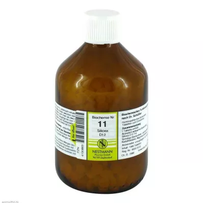 BIOCHEMIE 11 Silicea D 12 tabliet, 1000 kapsúl