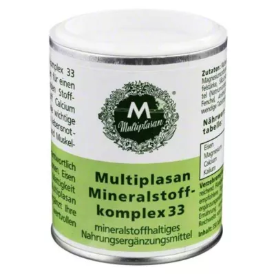 MULTIPLASAN Minerálny komplex 33 tabliet, 350 kapsúl