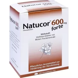 NATUCOR 600 mg forte filmom obalené tablety, 100 ks