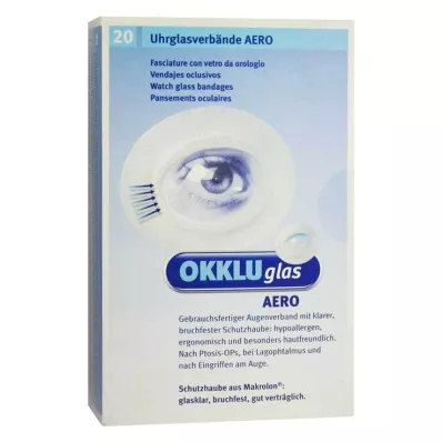 OKKLUGLAS Sklenený obväz na hodinky Aero, 20 ks