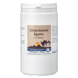 SCHWARZKÜMMEL ÄGYPTEN+E Kapsule, 1000 kapsúl