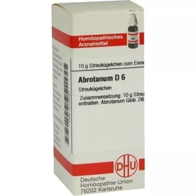 ABROTANUM D 6 guľôčok, 10 g