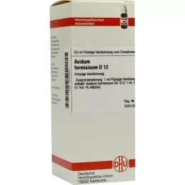 ACIDUM FORMICICUM D 12 riedenie, 50 ml