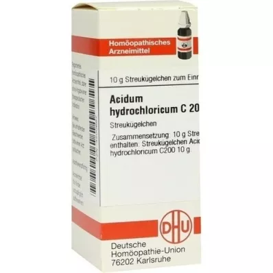 ACIDUM HYDROCHLORICUM C 200 guľôčok, 10 g